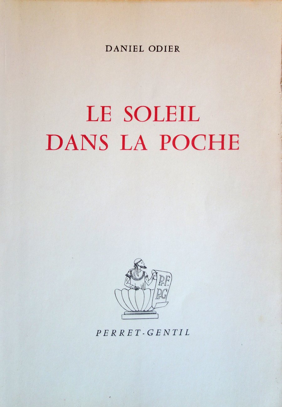 Couverture de Le soleil dans la poche, Daniel Odier